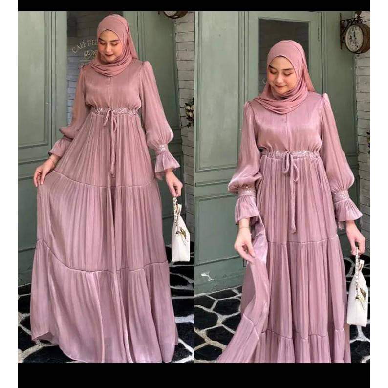 MAHIRA GAMIS DAISY DRESS SHIMER Lenka DRESS BUSUI FRIENDLY! TERMURAH