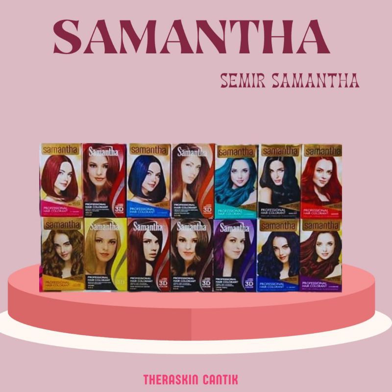 (COD)SEMIR SAMANTHA SERIES | HAIR COLOR CREAM 30ML | PEWARNA RAMBUT