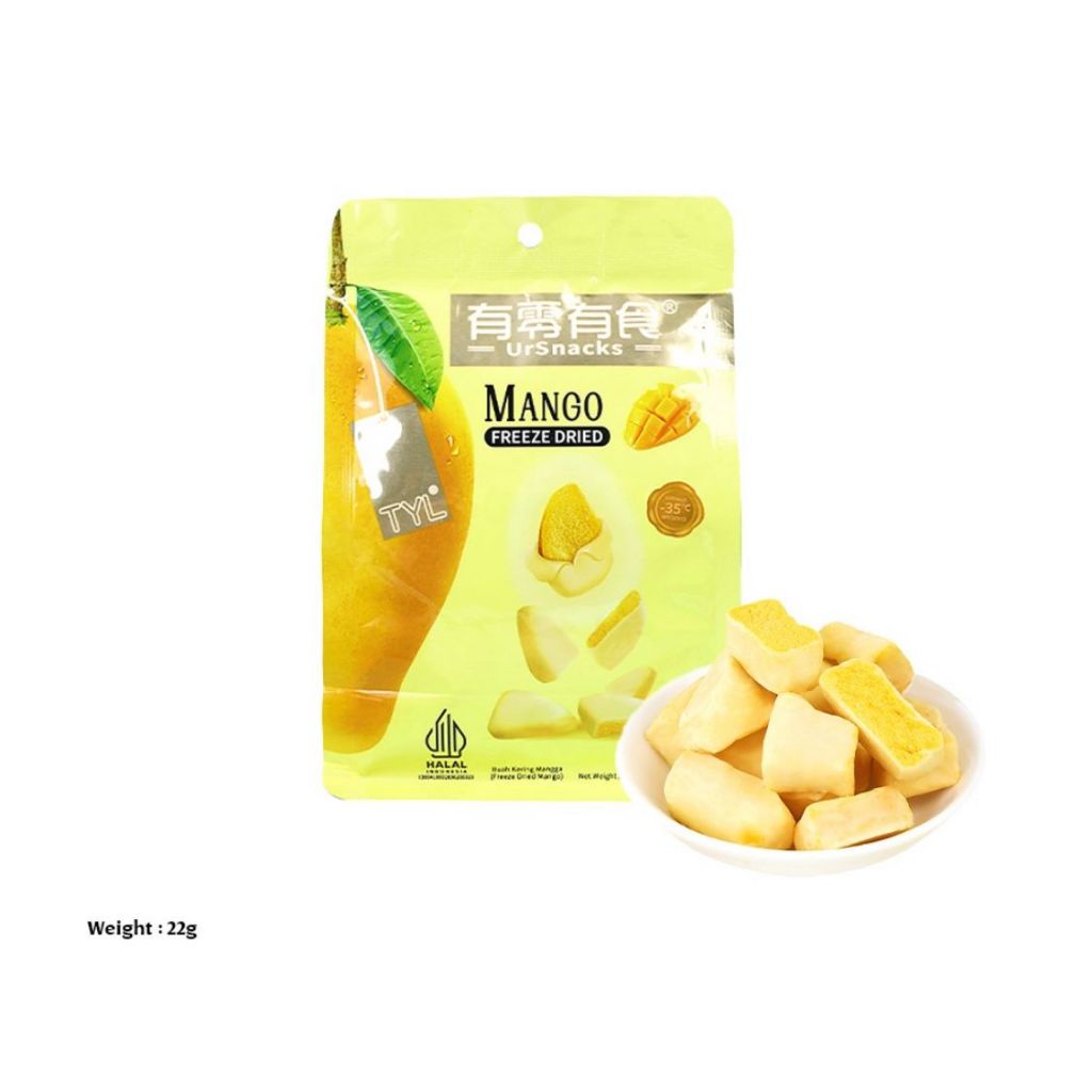 

KERIPIK BUAH MANGGA / FREEZE DRIED MANGO HALAL / DRIED FRUIT MANGO