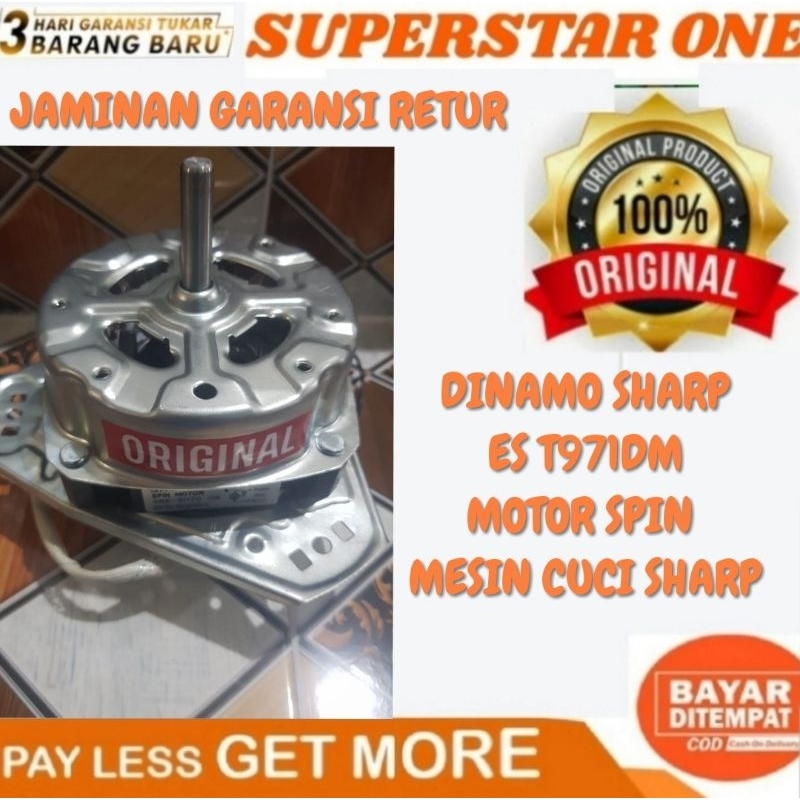 Dinamo sharp ES-T971 DM Motor spin mesin cuci sharp
