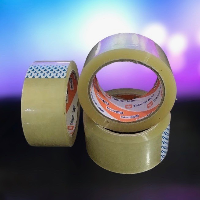 

LAKBAN Tape Bening 45mm x 100 Yard 1 Roll Super Kuat