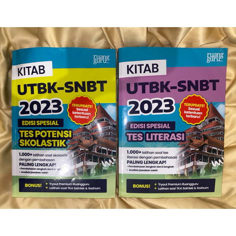 [Preloved] Kitab UTBK-SNBT 2023 TPS LITERASI TES POTENSI SKOLASTIK RUANGGURU
