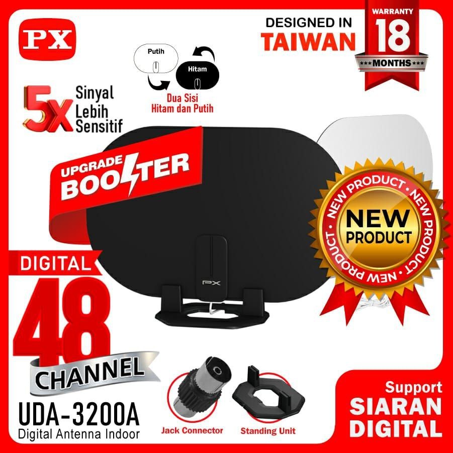 Antena TV Digital Indoor DVB-T2 PX UDA-3200A