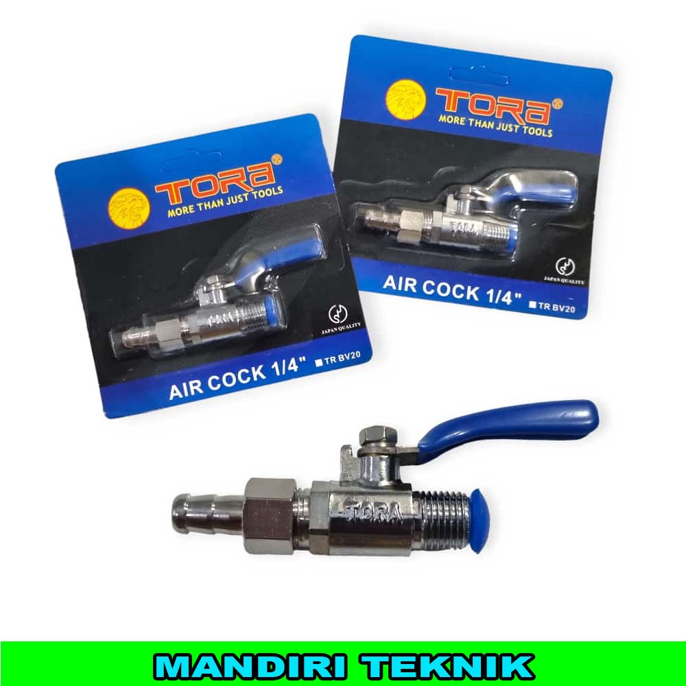 Tora keran kompresor 1/4" Kran angin kompressor Stop Kran 1/4" inch