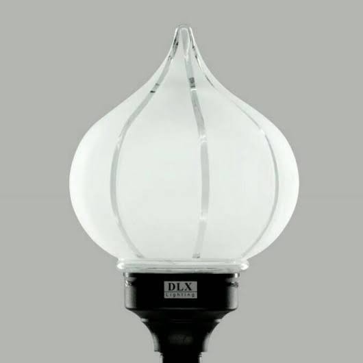 LAMPU TAMAN PAGAR TIANG MODEL KUBAH TF 64 TF64 KACA DLX