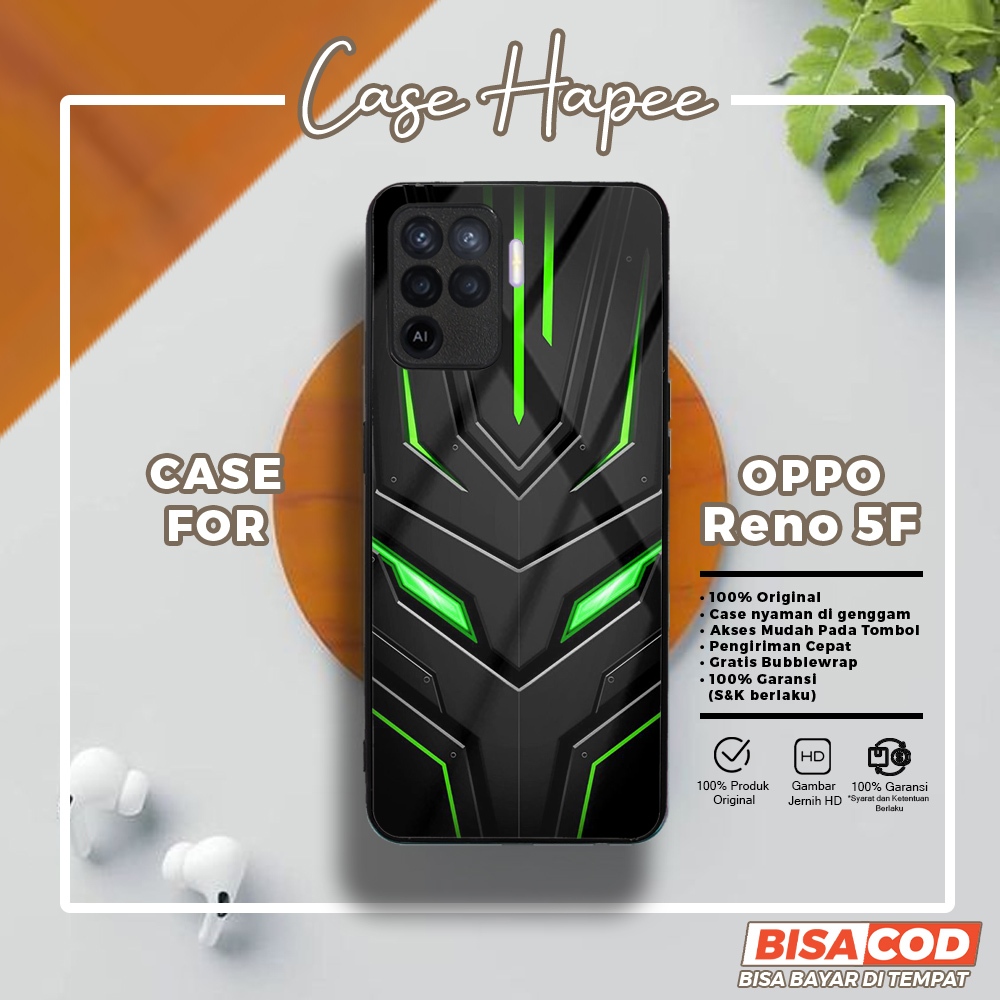 Case Oppo Reno 5F Casing Oppo Reno 5F [GLXY] Casehapee Case Glossy Case Aesthetic Custom Case Premiu