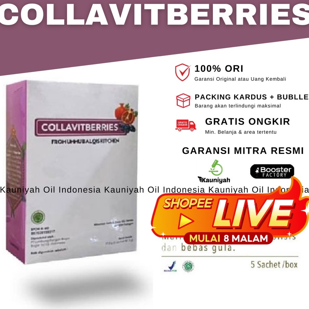 

86 Colla vit berries Collavitberries Collavit berries minuman kolagen by ummubalqis 1 box isi 5 Sachet 86