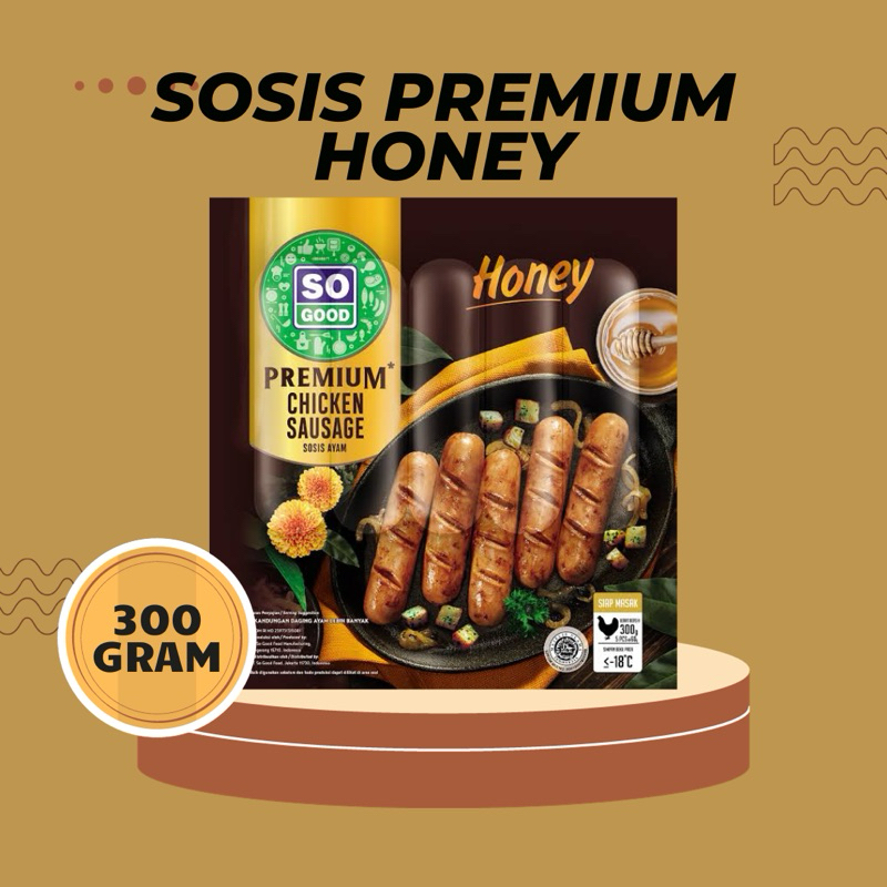 

So Good - Sosis Premium Honey 300Gr (BISA KIRIM LUAR KOTA)