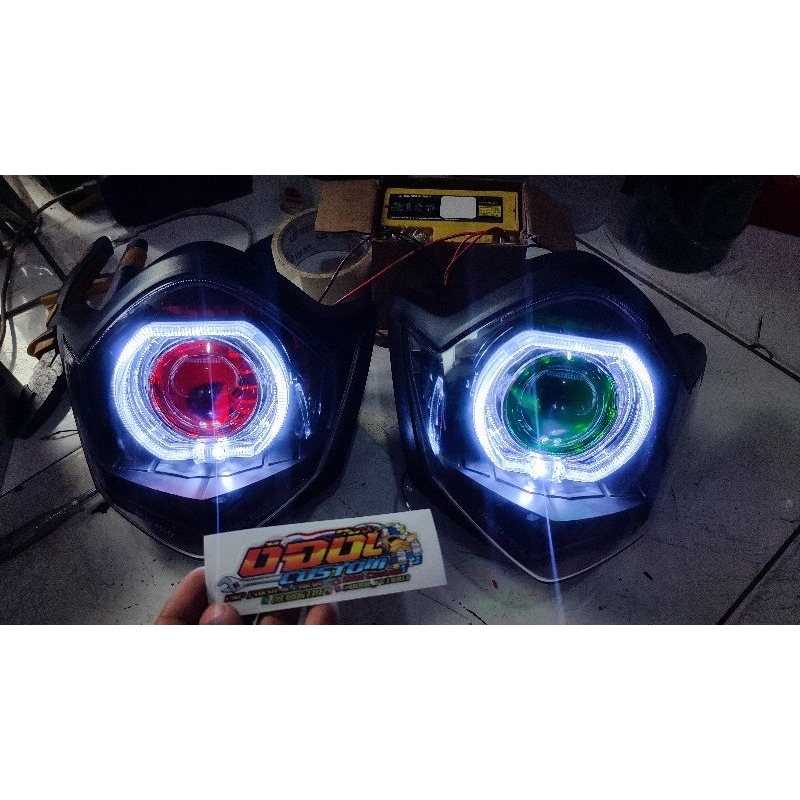 Lampu Projie BILED Vixion AES TURBO experience upgrade 60watt original + reflektor original