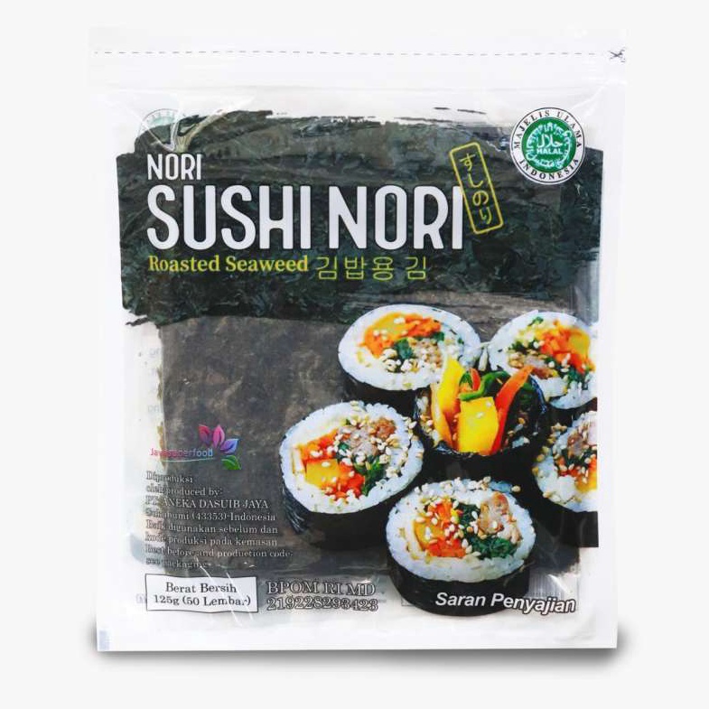 

M0del T3rkini Sushi Nori Halal Seaweed Rumput Laut Sushi Untuk Kimbab/Gimbab ISI 5/10/20/50 [176]