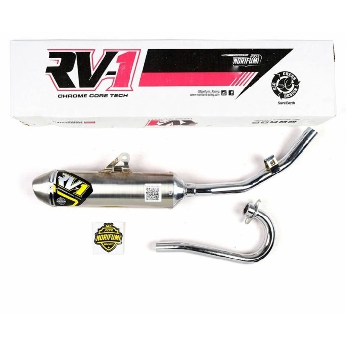 RACING KNALPOT GRIDZ RV1 RV 1 RV-1 NORIFUMI ORIGINAL motor  KLX 150 BF D TRACKER WR155