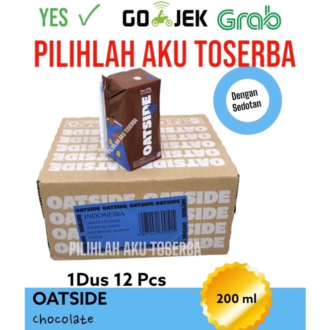 

Laris!! OATSIDE CHOCOLATE SEDOTAN Susu Oat Milk 200 ml - ( 1 DUS ISI 12 ) ✧Ready