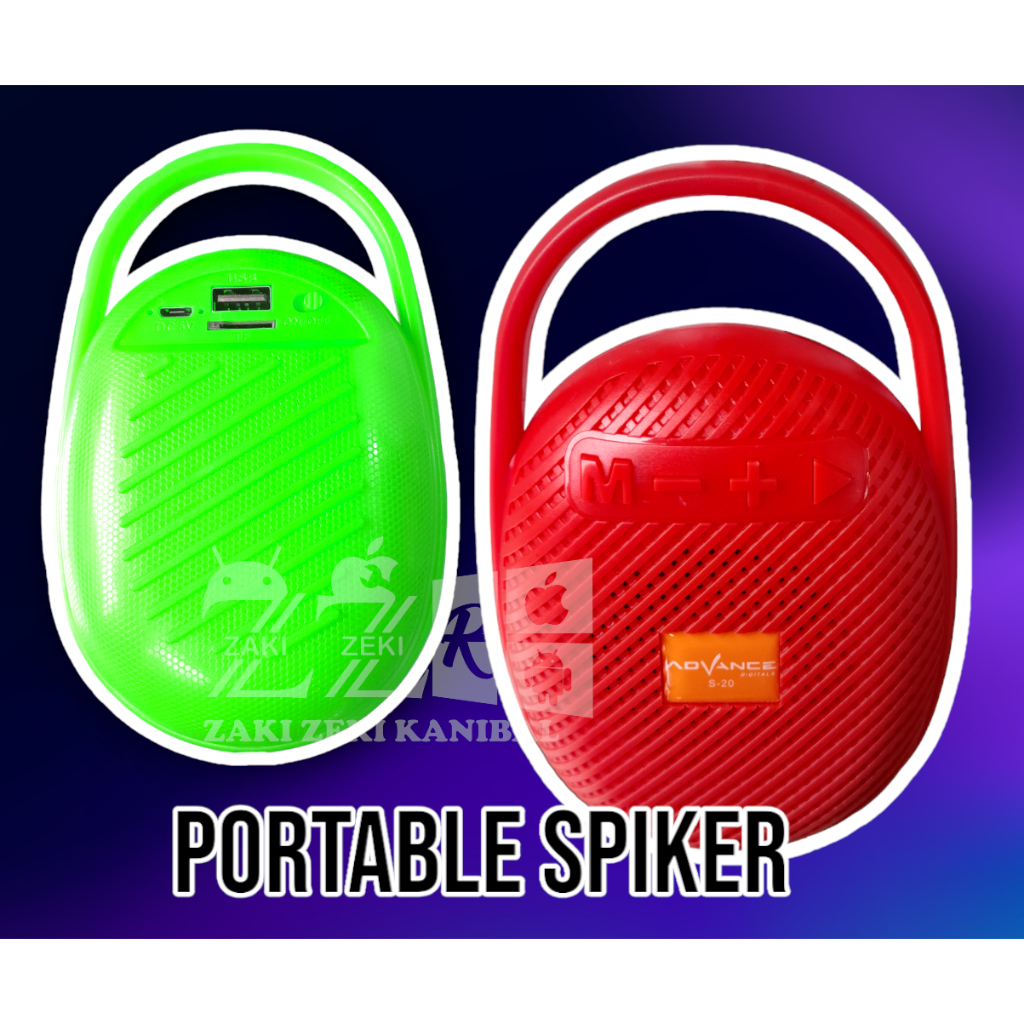 PORTABLE SPIKER S20 ADVANCE KECIL PRAKTIS BUAT DIMANA SAJA