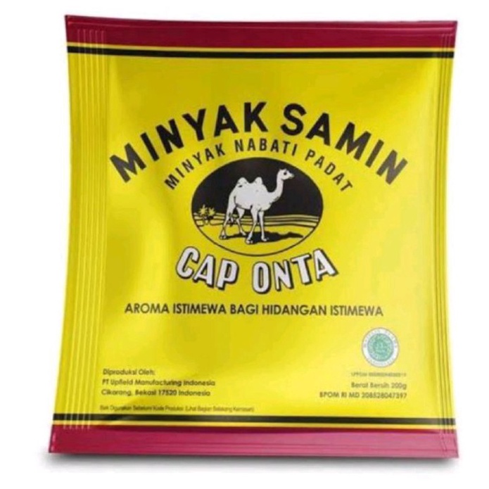 

TTFS9993 [KODE 77] Minyak Samin Cap Onta Sachet 200 gram