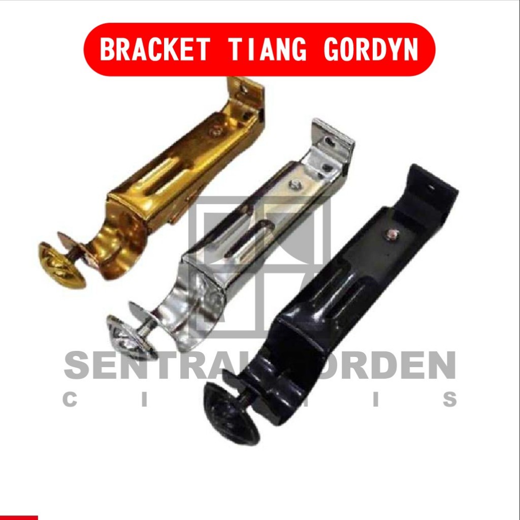 Sentral Gorden Ciamis Brecket Gordyn Kaki Rollet | Bracket Batang Gorden | Kaki Tiang Gorden | Brack