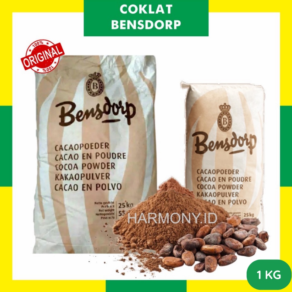 

R3adyst0ck Bensdorp Cocoa Powder 1kg - Coklat Bubuk Bensdorp Cokelat Bubuk Premium Bensdorp Cocoa Powder Musim Promo