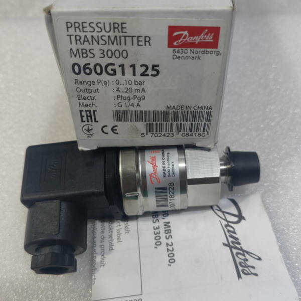 

Promo PRESSURE TRANSMITTER 10BAR MBS 3000 DANFOSS 060G1125 MBS3000 Limited