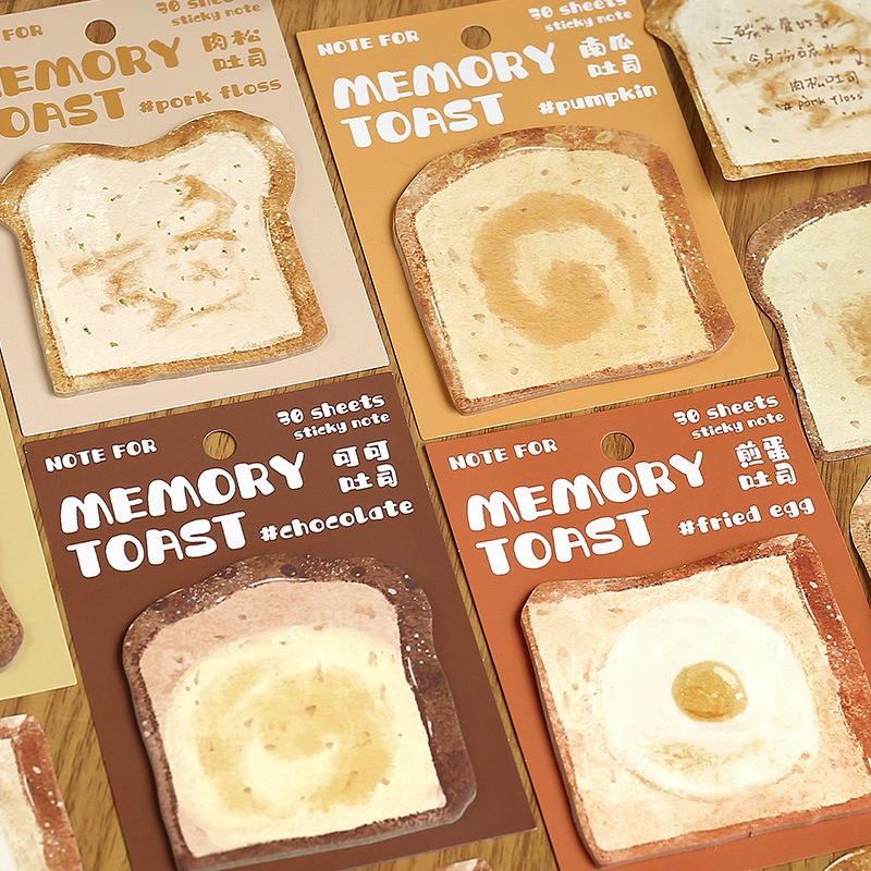 

02 STICKY NOTE TOAST 30 LEMBAR / MEMO STICKY NOTES ROTI BANTAL 30 LMBR / MEMO TEMPEL