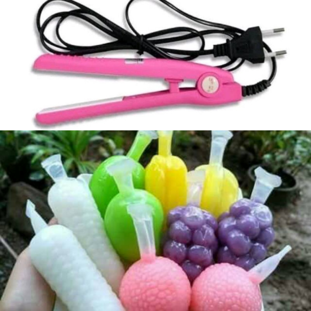 Alat Press Perekat Plastik Es Buah