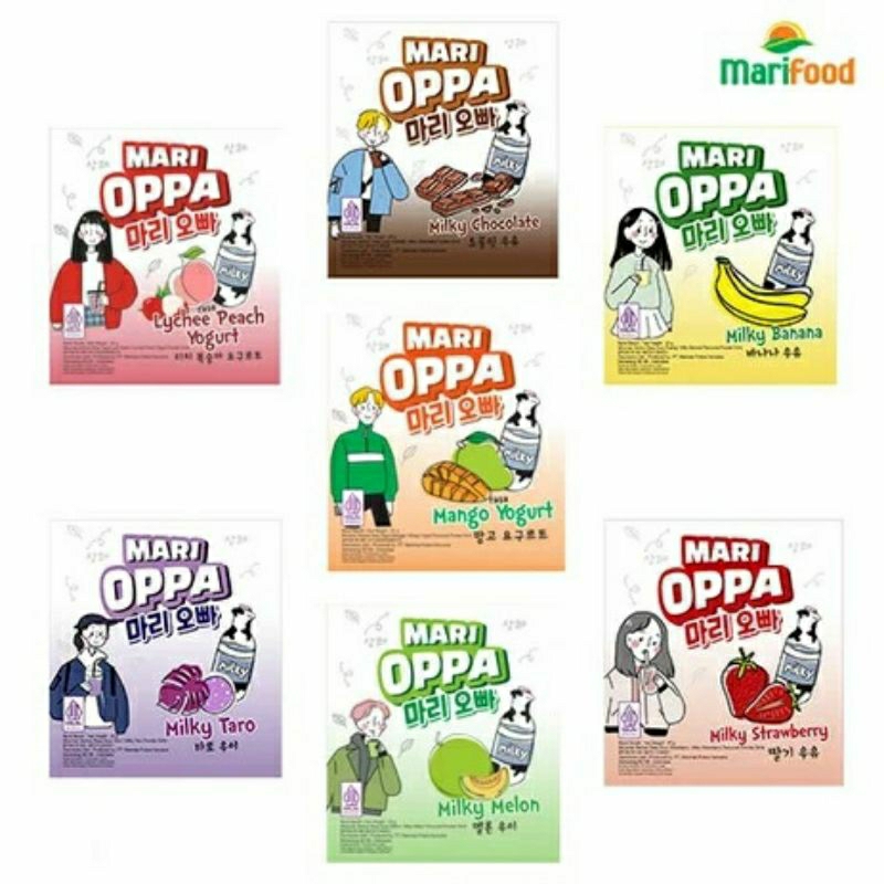 

1 RENCENG MARI OPPA ALL VARIAN ISI 10 SACHET