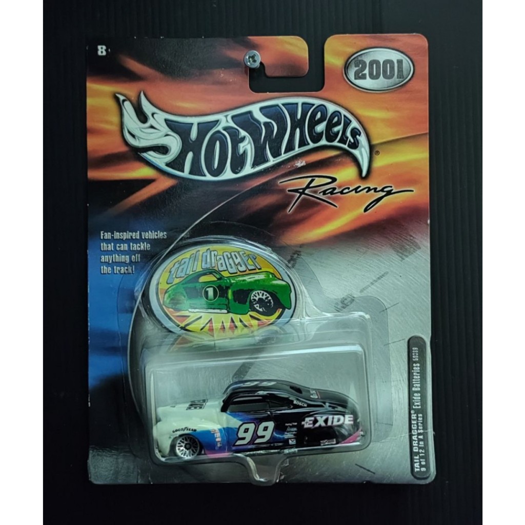 Hot Wheels Racing Tail Dragger Exide Batteries