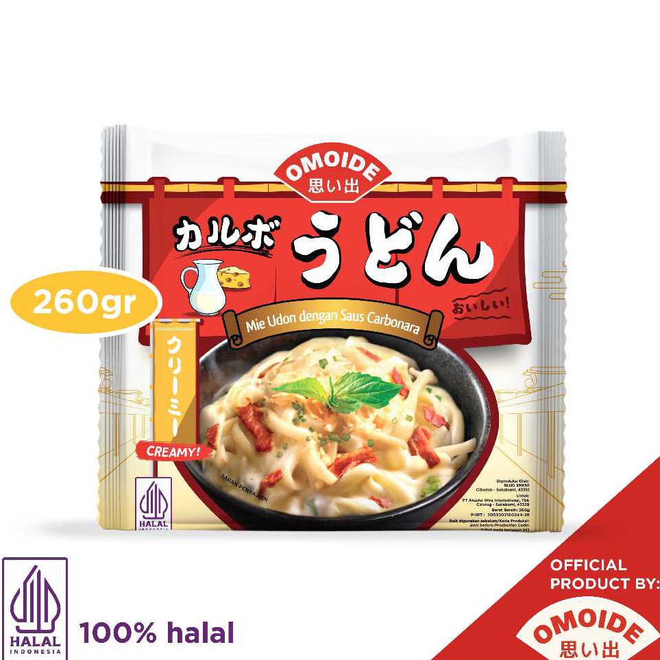 

BVRR5810 Terbaru 3.3 Omoide Carbonara Udon 260gr