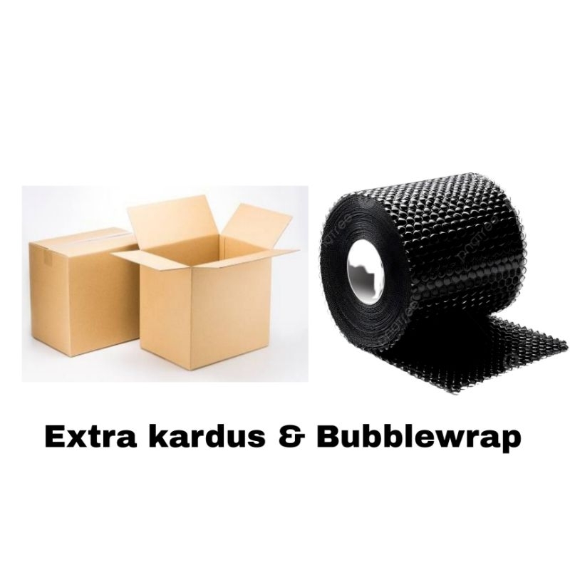 

Extra packing kardus dan Bubblewrap