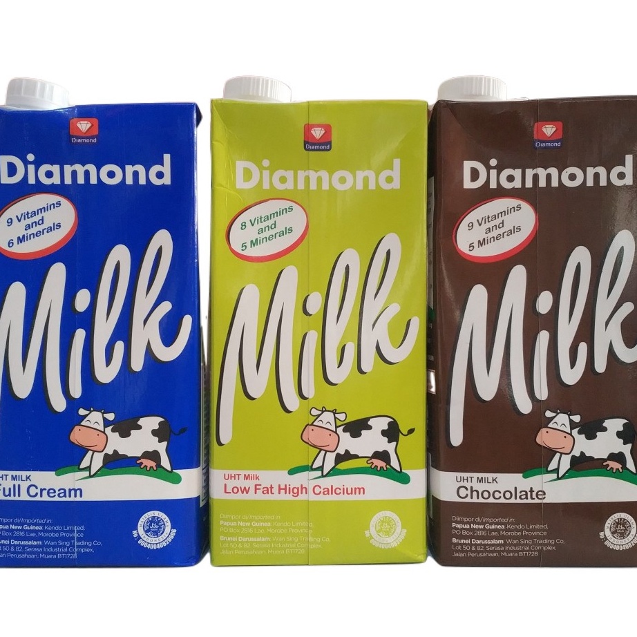 

TGHH4165 XC26619 Susu Diamond UHT 1 Liter / Diamond Milk Full Cream / Cokelat