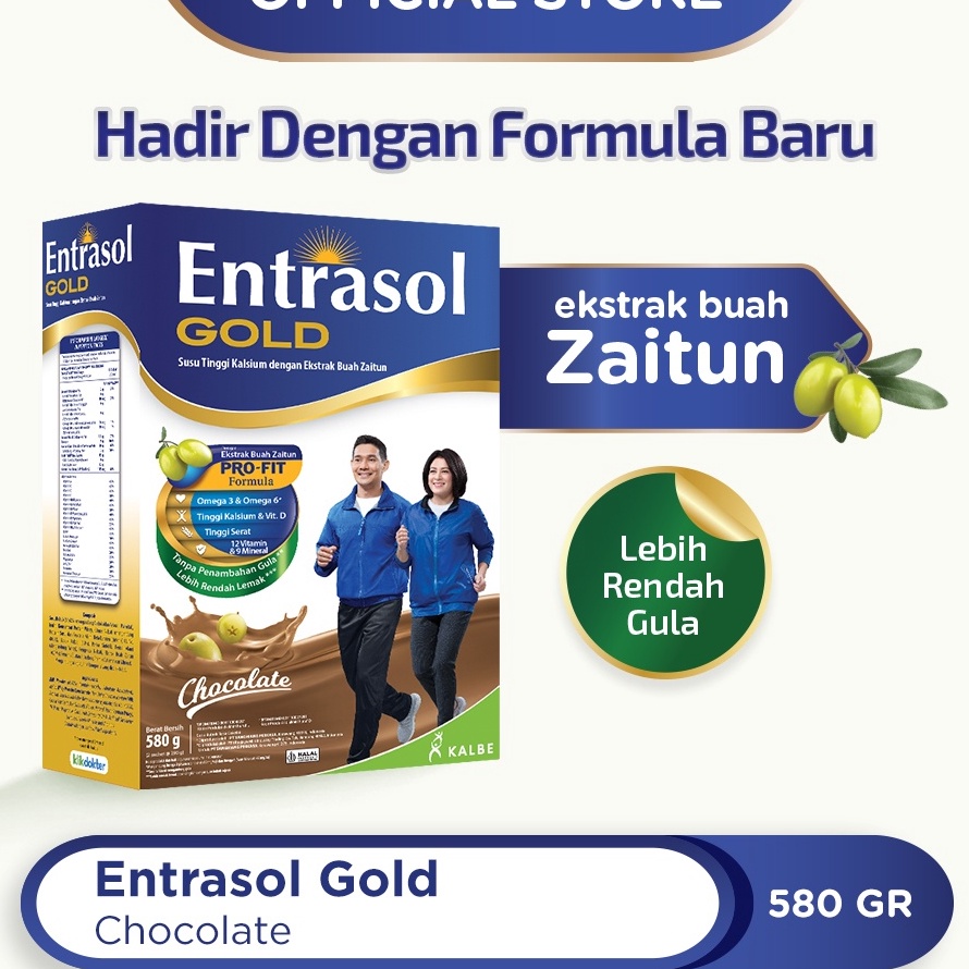 

WFRV3212 ✓ ENTRASOL GOLD CHOCOLATE 580 G