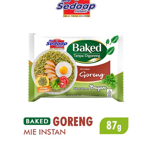 

YFGN4432 Terlaku.../ Sedaap Mie Instan Baked Goreng 87gr x5