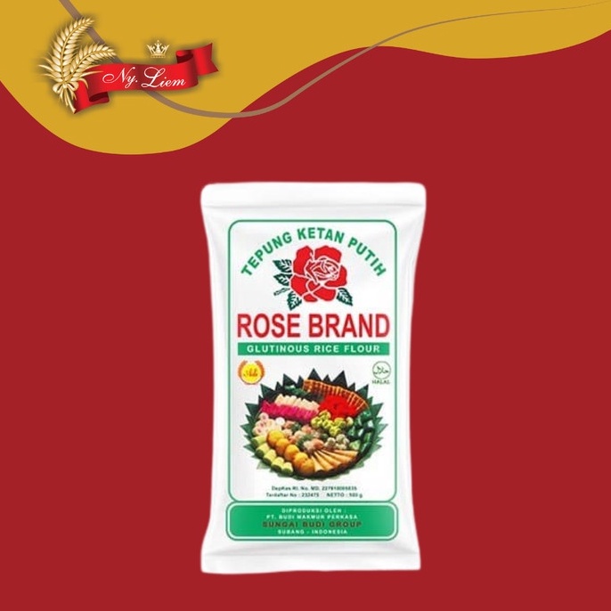 

ZF6384 ROSE BRAND Tepung Ketan Putih 500 gram Bestseller