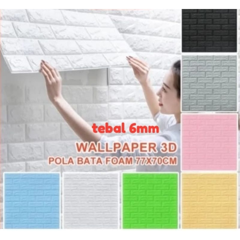 wallpaper 3d Bata foam 6mm