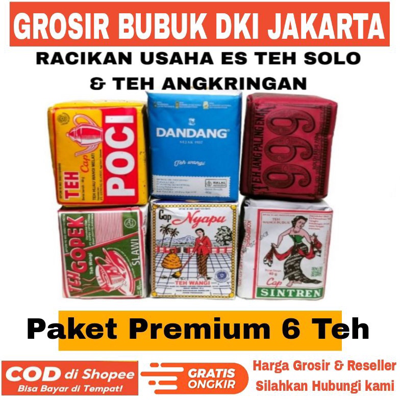 

H4rga Pr0mo Racikan Usaha Es Teh Solo Paket Premium 6 Teh Berkah Shopee