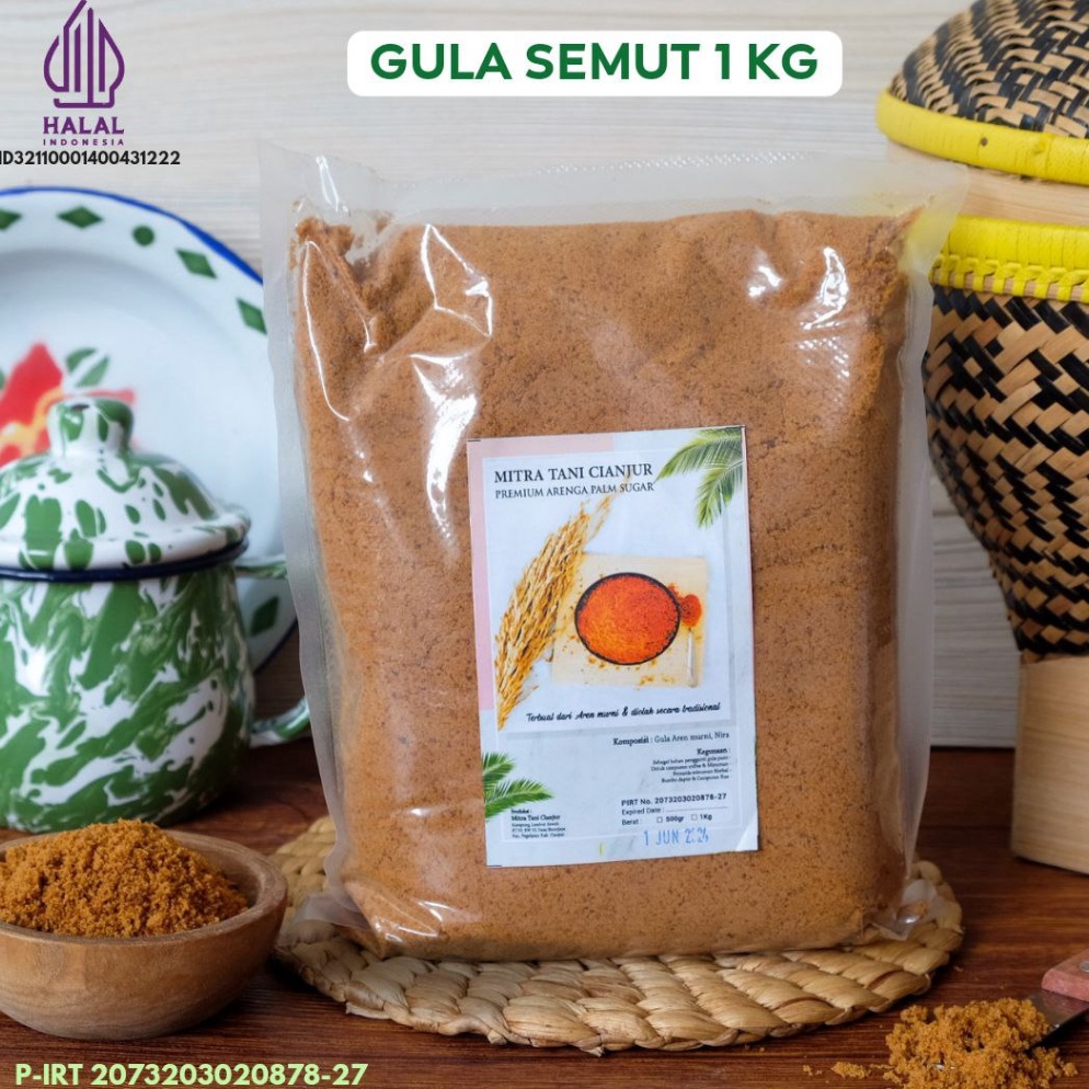 

52 1 KG / 1000GRM GULA AREN BUBUK ORGANIK PALM SUGAR GULA SEMUT ORGANIK 6gbac