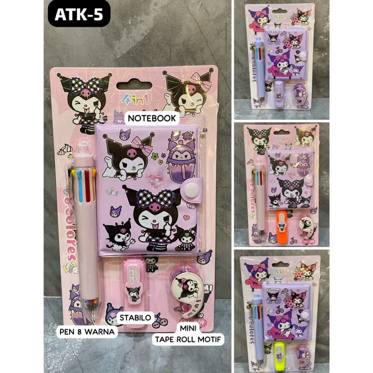 

[❊M36$] STATIONARY LOTSO SANRIO KUROMI - ATK SET LOTSO ATK SET SANRIO ATK SET KUROMI - PERLENGKAPAN SEKOLAH MURAH MOTIF SANRIO LOTSO Checkout