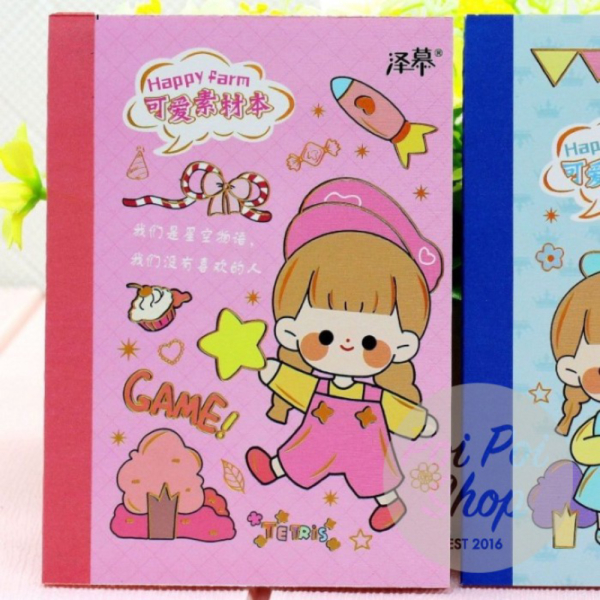 

Dijual Buku Stiker Momo Lucu Buku DIY Gunting Sticker Korea Kerajinan Lucu - #1 - PINK Murah