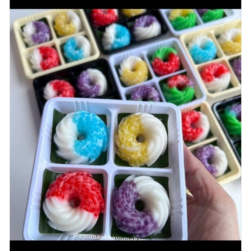 5pcs mika sekat 4 untuk kue 5cm