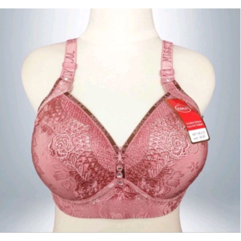 BRA BUSA TANPA KAWAT CUP C SIZE 36-48 MERK MISSLILY/bh cup jumbo terlaris