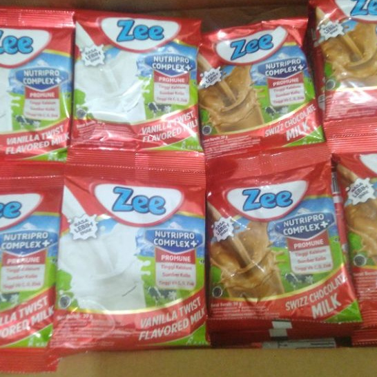 

SUSU ZEE SACHET VANILA COKLAT ZEE 38g RENCENG 10PCS