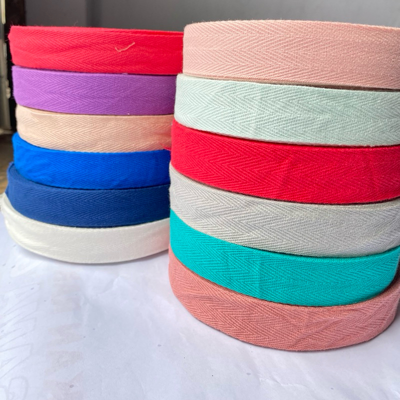twill cotton tape,piterban katun 25 mm
