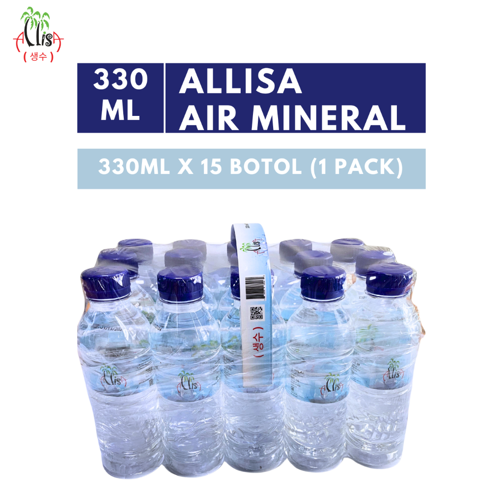 

ALLISA Air Mineral 330 ml x 15 botol (1 pack)
