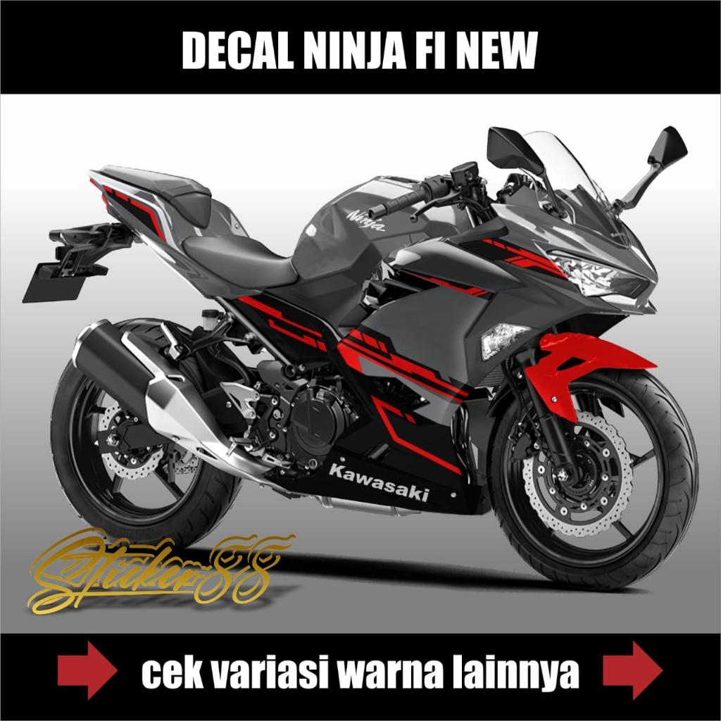 STICKER DECAL KAWASAKI NINJA ZX 250 Fi GRAFIS SIMPLE / DECAL NINJA ZX 250 Fi FULL BODY SIMPLE