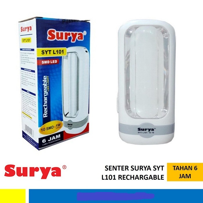 Flash.acc Surya SYT L101 Lampu Emergency + Senter / Lampu Surya SYT L101 LED Emergency + Senter