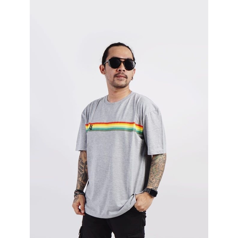 Unscarred T-Shirt RAINBOW / Unscarred Kaos Misty Oversize / Kaos Distro Original