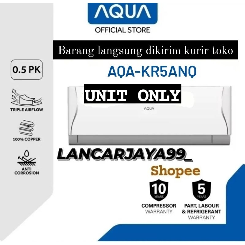 Ac Aqua 1/2 pk unit only