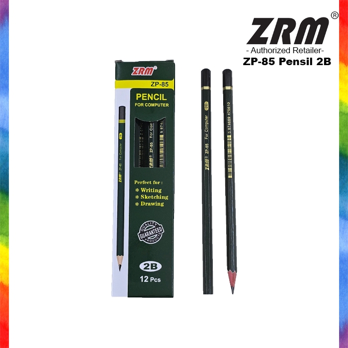 

ZRM ZP-85 Pensil Kayu 2B 12pcs