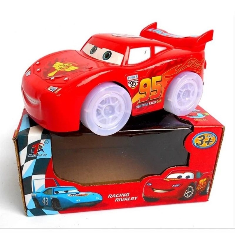 Mainan Anak Mobil Cars Lighting Mc Queen Mobil Mobilan Cars Musik Dan Lampu