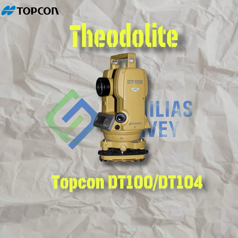 Theodolite Topcon DT104 Bekas like new | Topcon DT100 Second