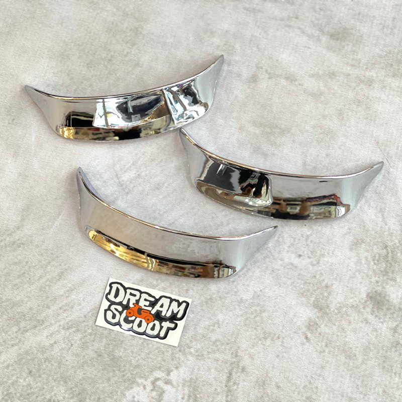 Unbrand Visor Mini Shield sprint 2023 kebawah Chrome Vespa sprint Vespa Matic Topi Vespa sprint chro
