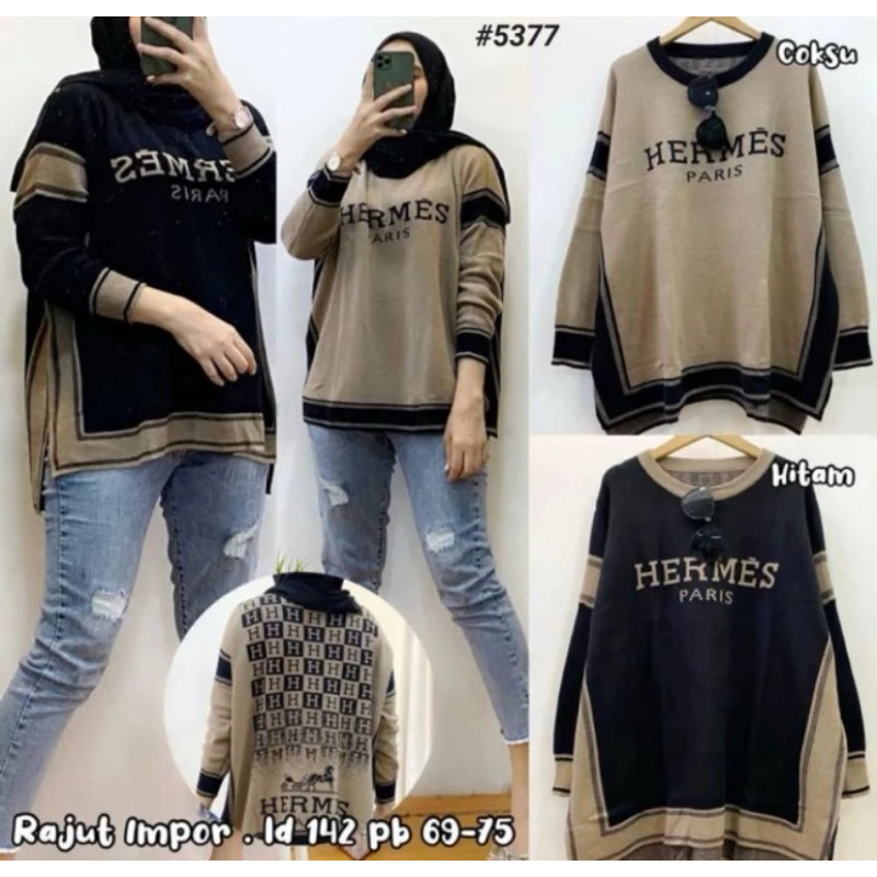 Baju rajut wanita premium switer rajut wanita bahan tebal lembut model kekinian